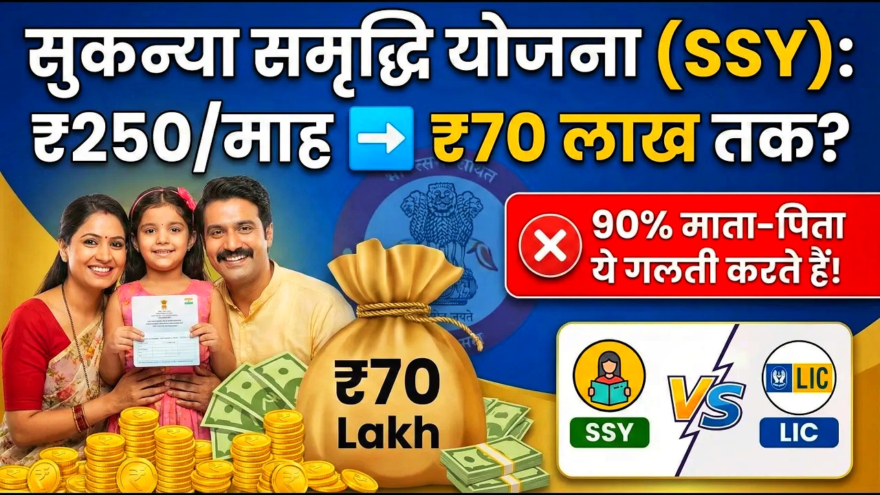 सिर्फ 250 रुपये से शुरू होने वाली सरकारी योजना जो आपकी बेटी के भविष्य को सुरक्षित बना सकती है