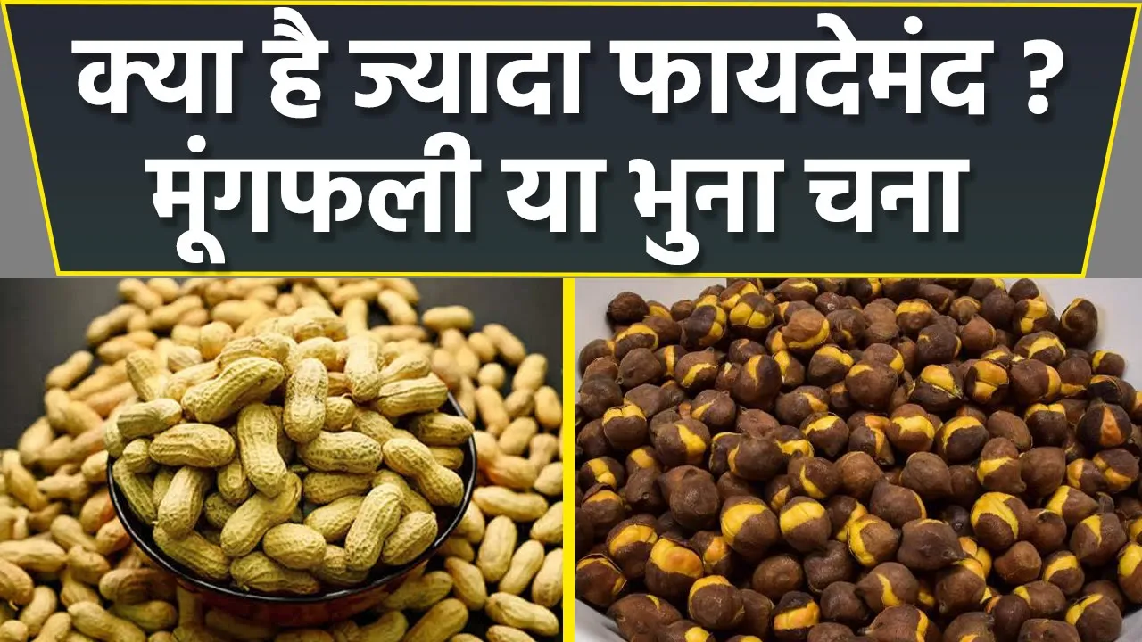 मूंगफली या भुना चना सर्दियों में सेहत के लिए क्या है ज्यादा फायदेमंद