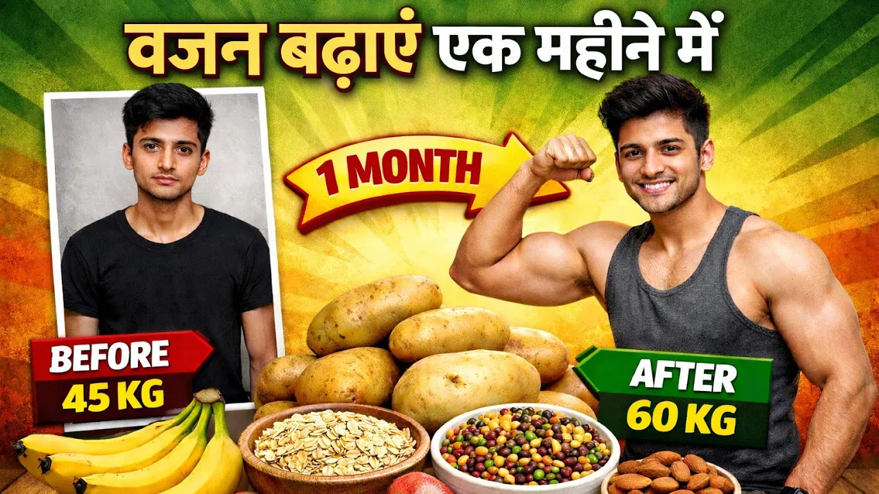 "क्या आप भी वजन न बढ़ने से परेशान हैं? इस प्राकृतिक डाइट प्लान से 30 दिन में बदल जाएगी आपकी बॉडी"